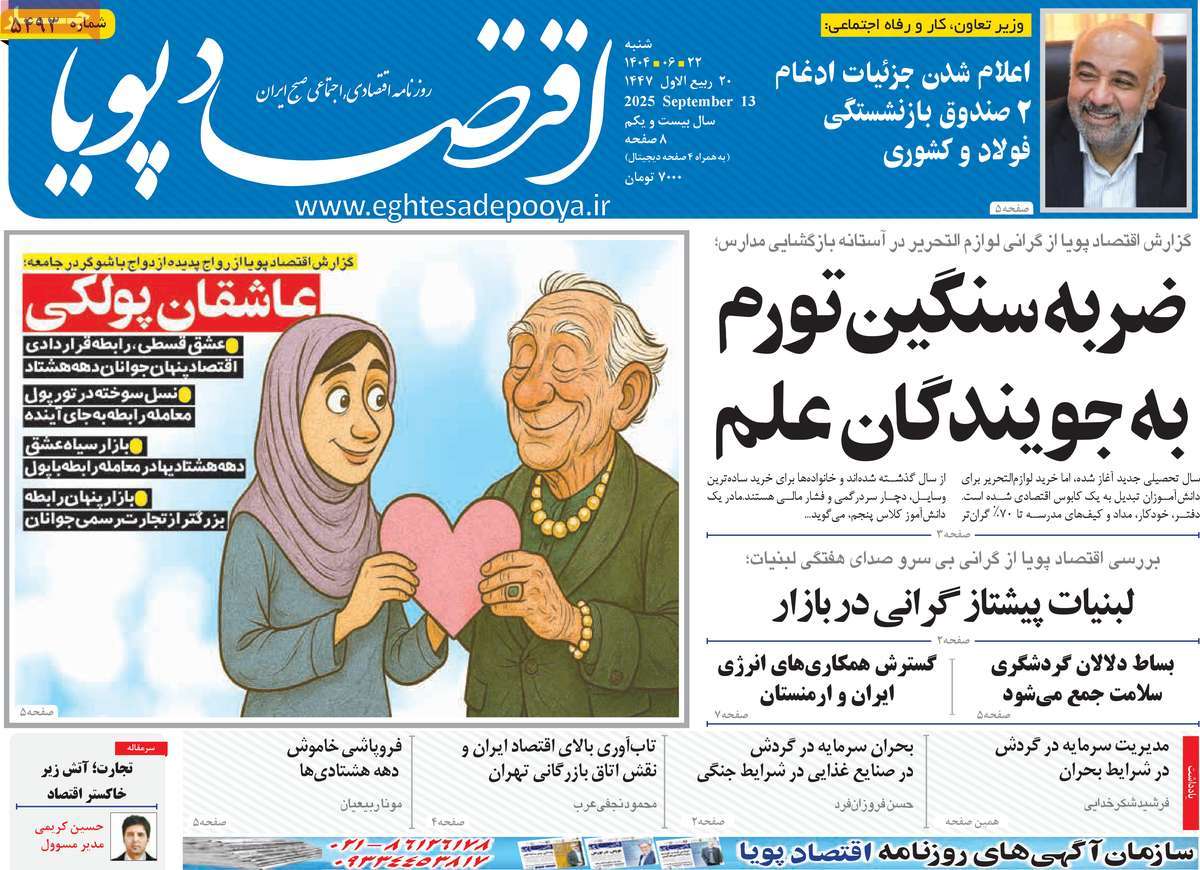 روزنامه اقتصاد پویا