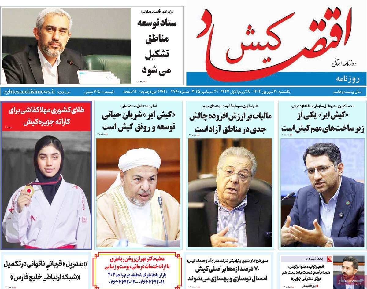 روزنامه اقتصاد کیش