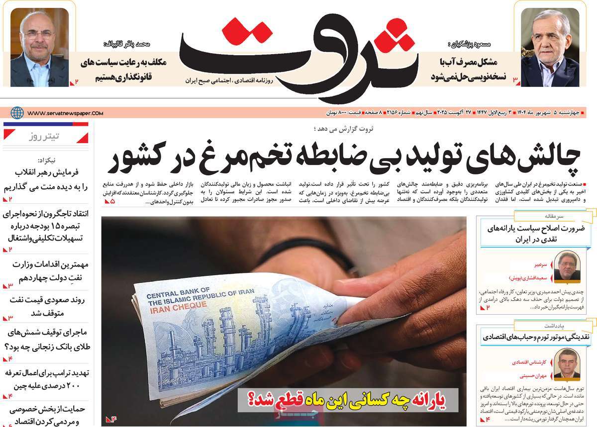 روزنامه ثروت