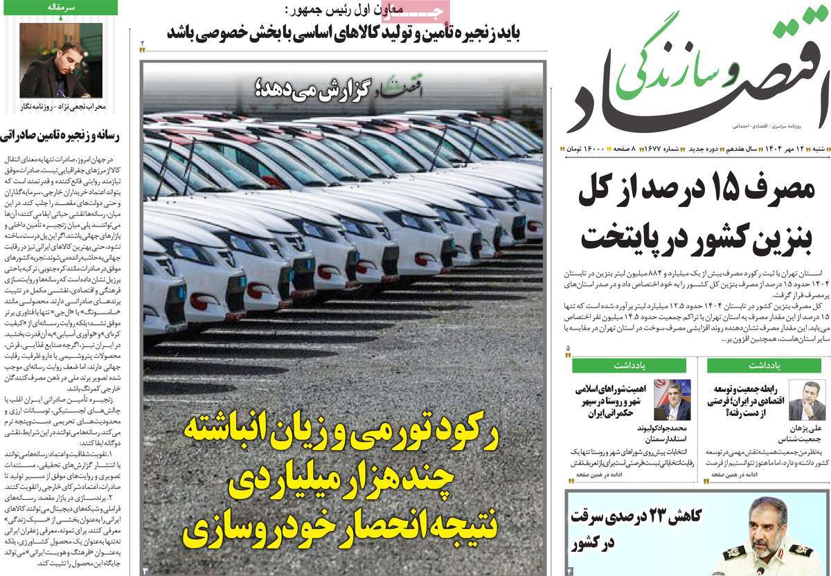 روزنامه اقتصاد و سازندگی