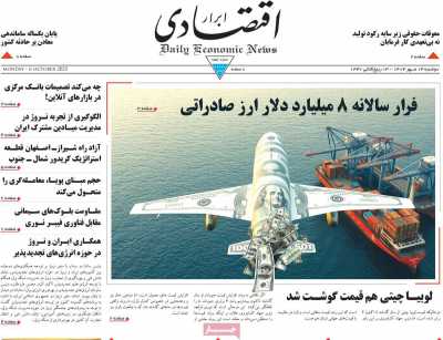 روزنامه ابرار اقتصادی