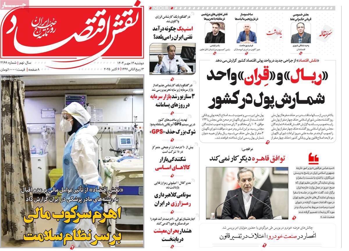 روزنامه نقش اقتصاد