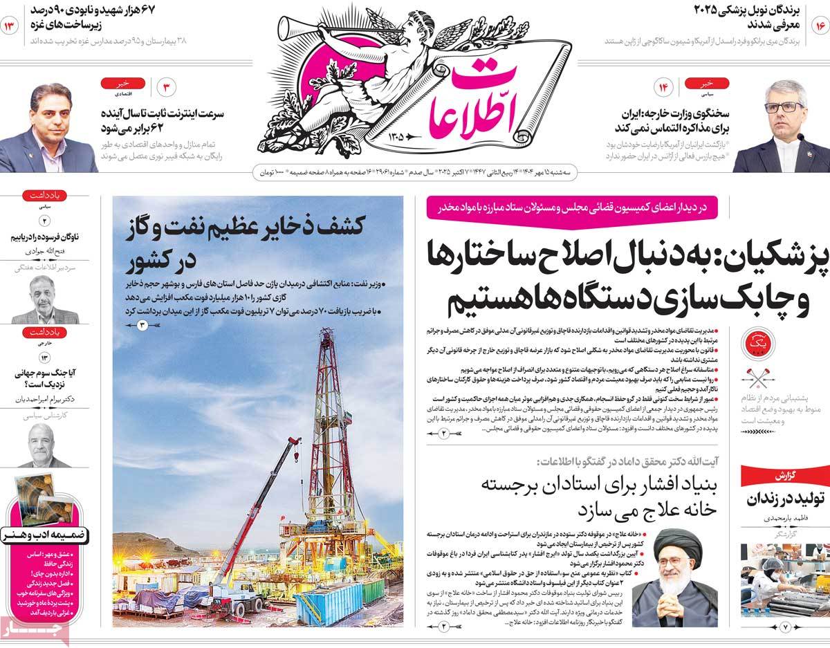 روزنامه اطلاعات