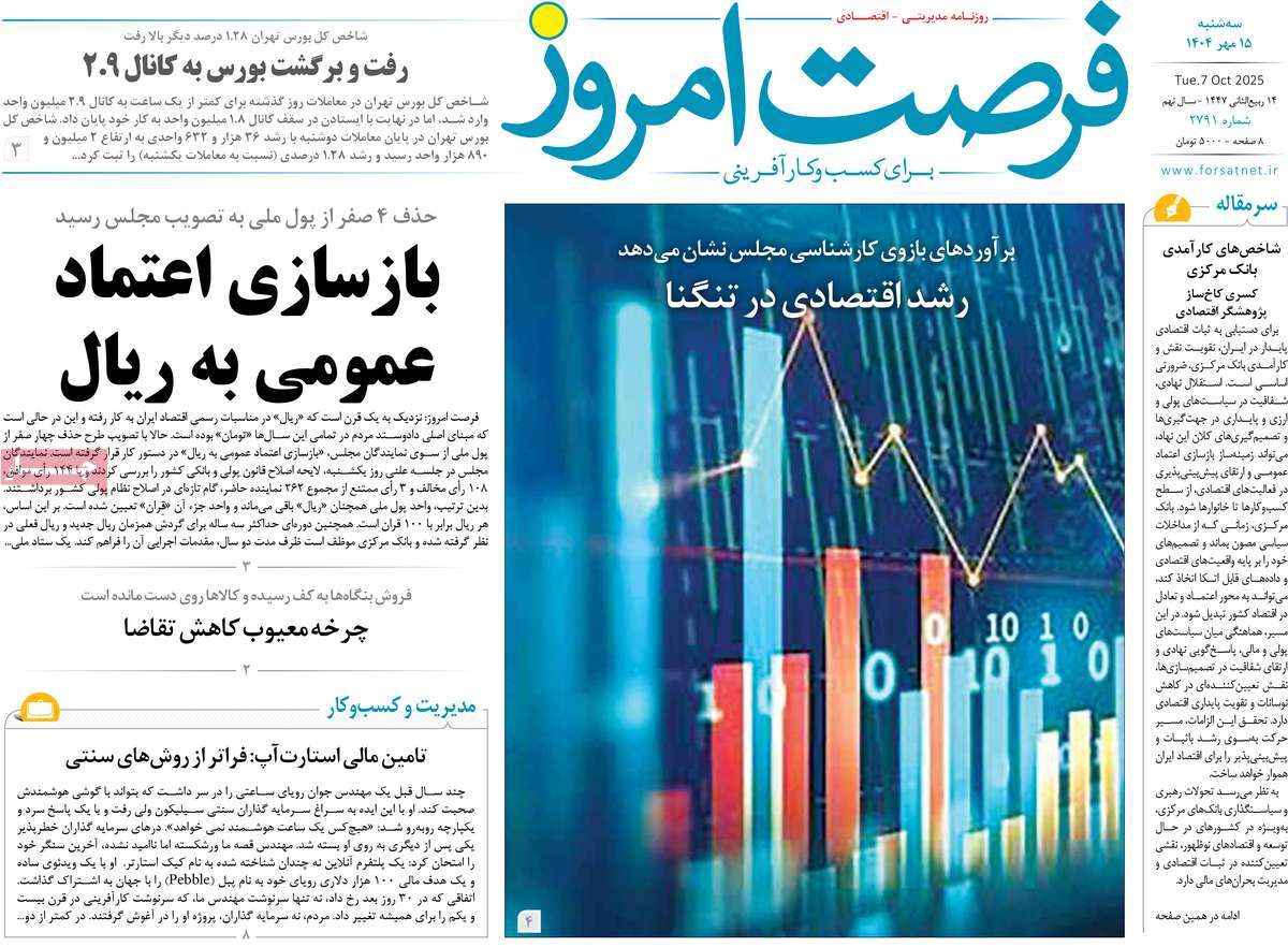 روزنامه فرصت امروز