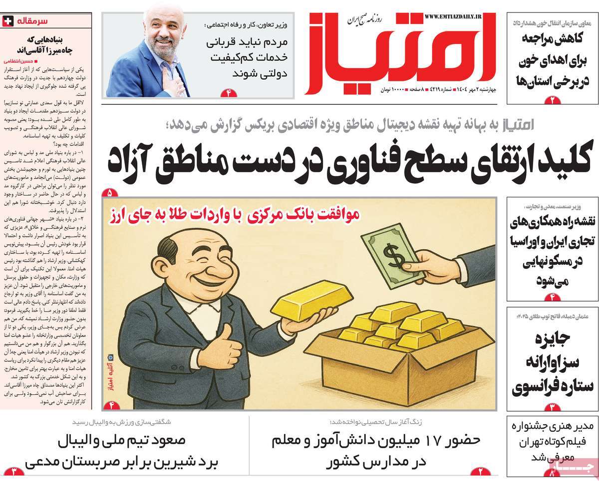 روزنامه امتیاز