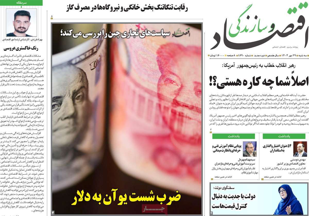 روزنامه اقتصاد و سازندگی