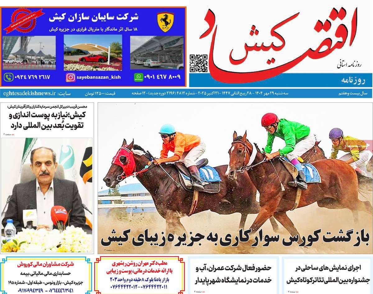 روزنامه اقتصاد کیش