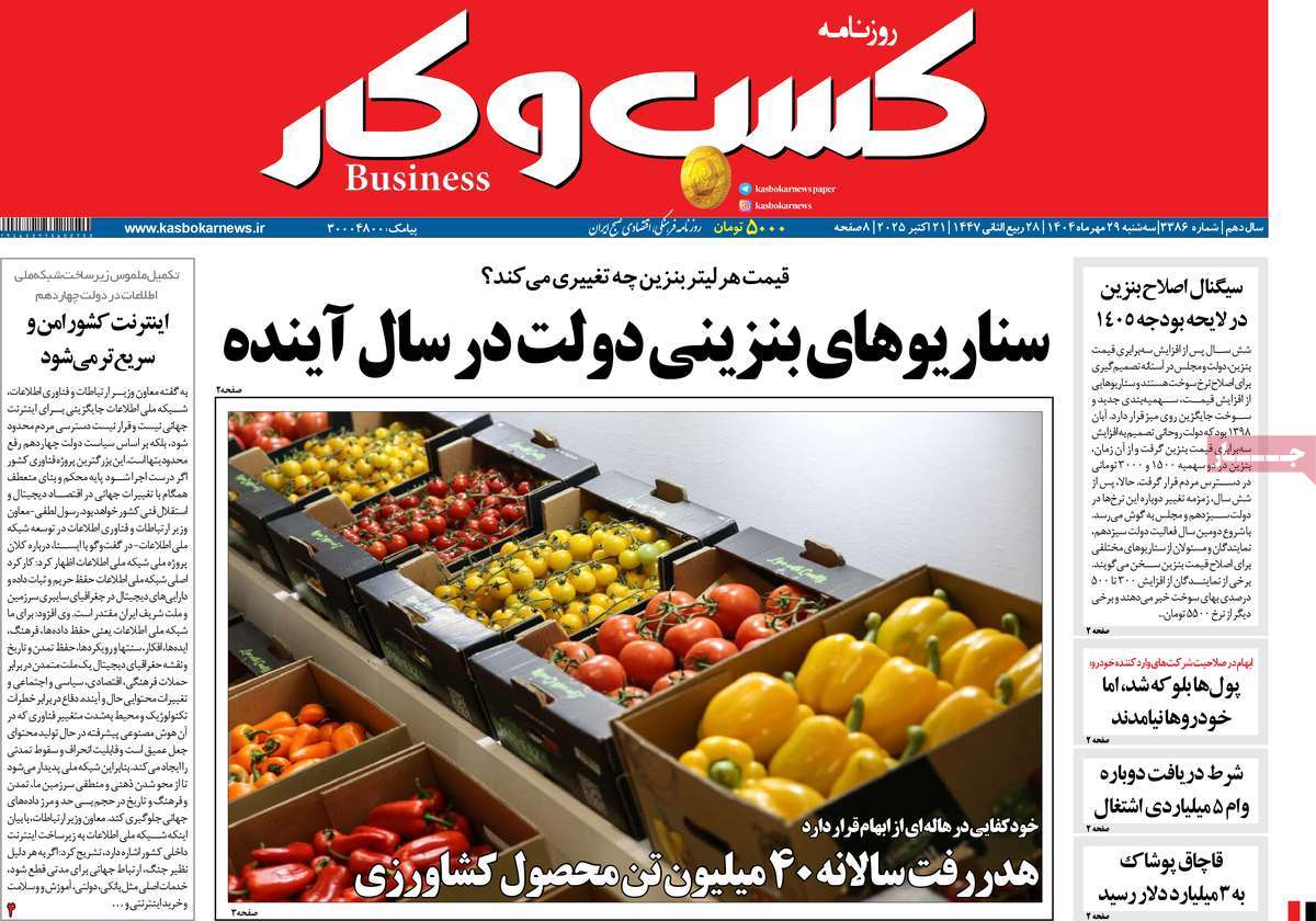 روزنامه کسب و کار
