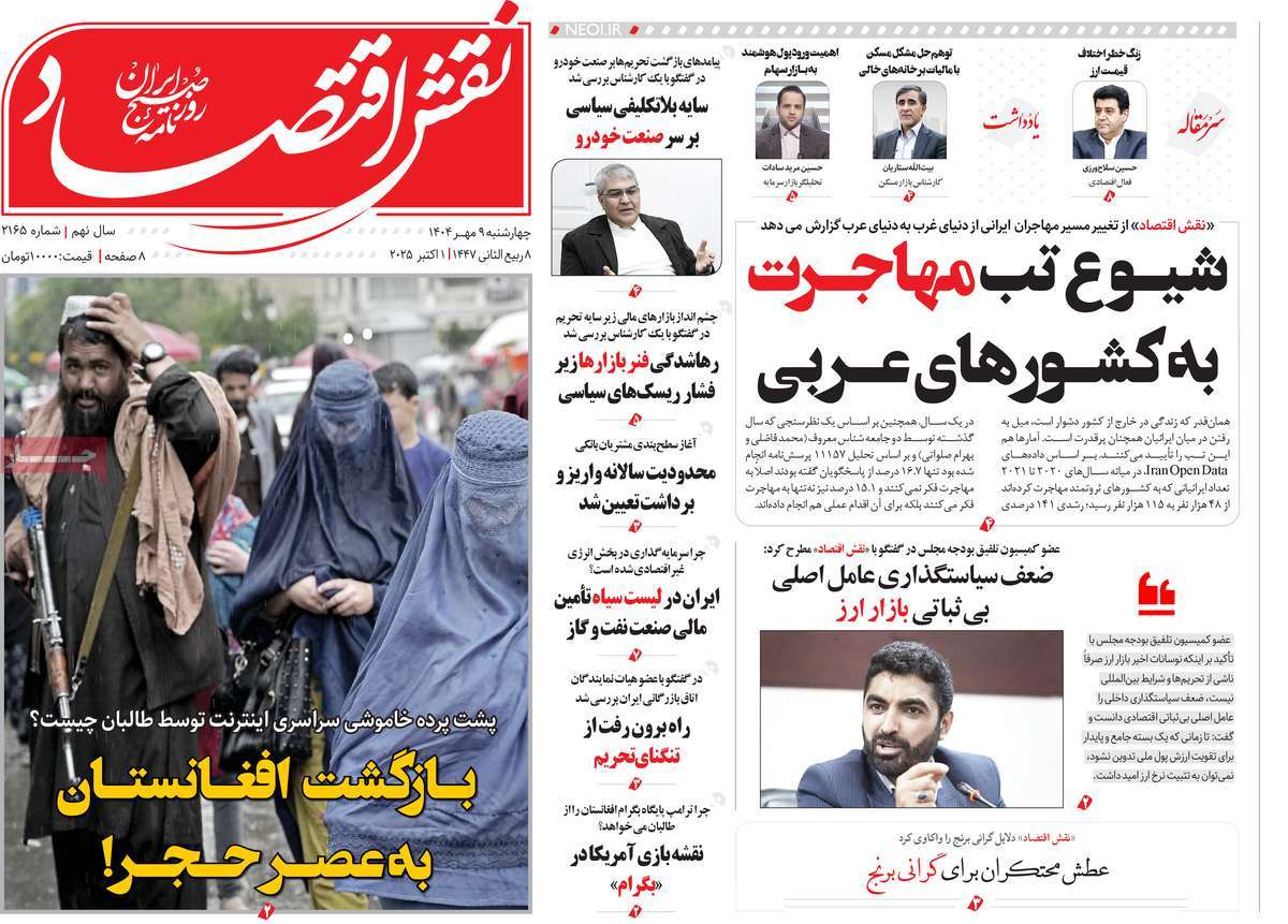 روزنامه نقش اقتصاد