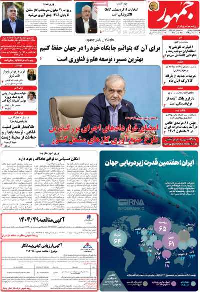 روزنامه جمهور