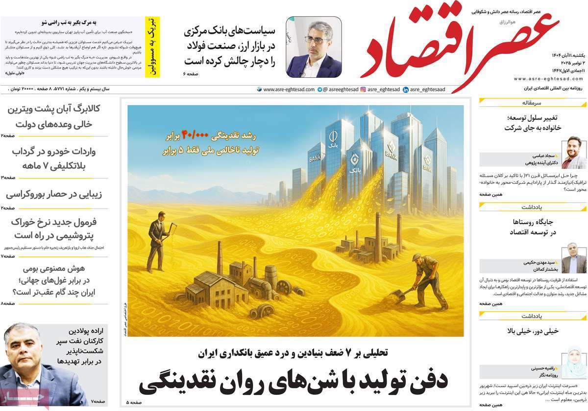 روزنامه عصر اقتصاد