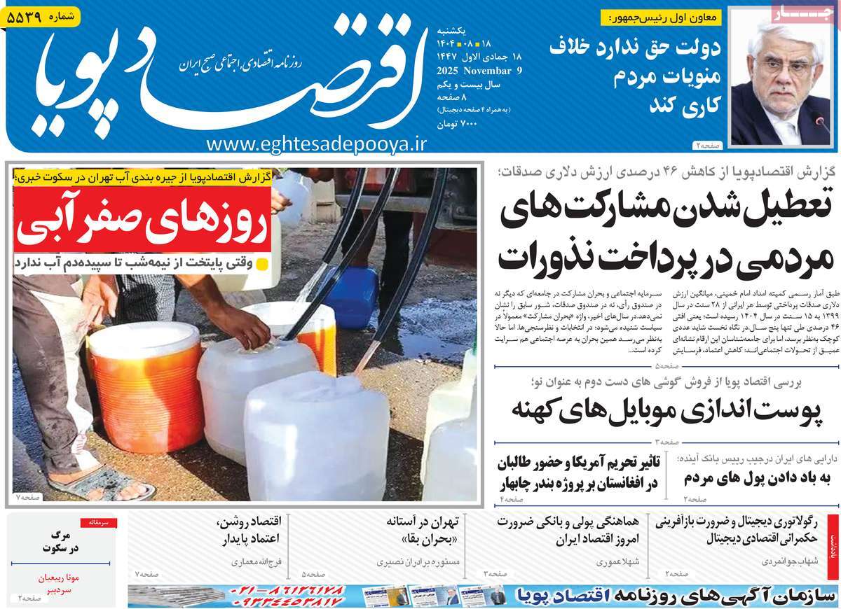 روزنامه اقتصاد پویا