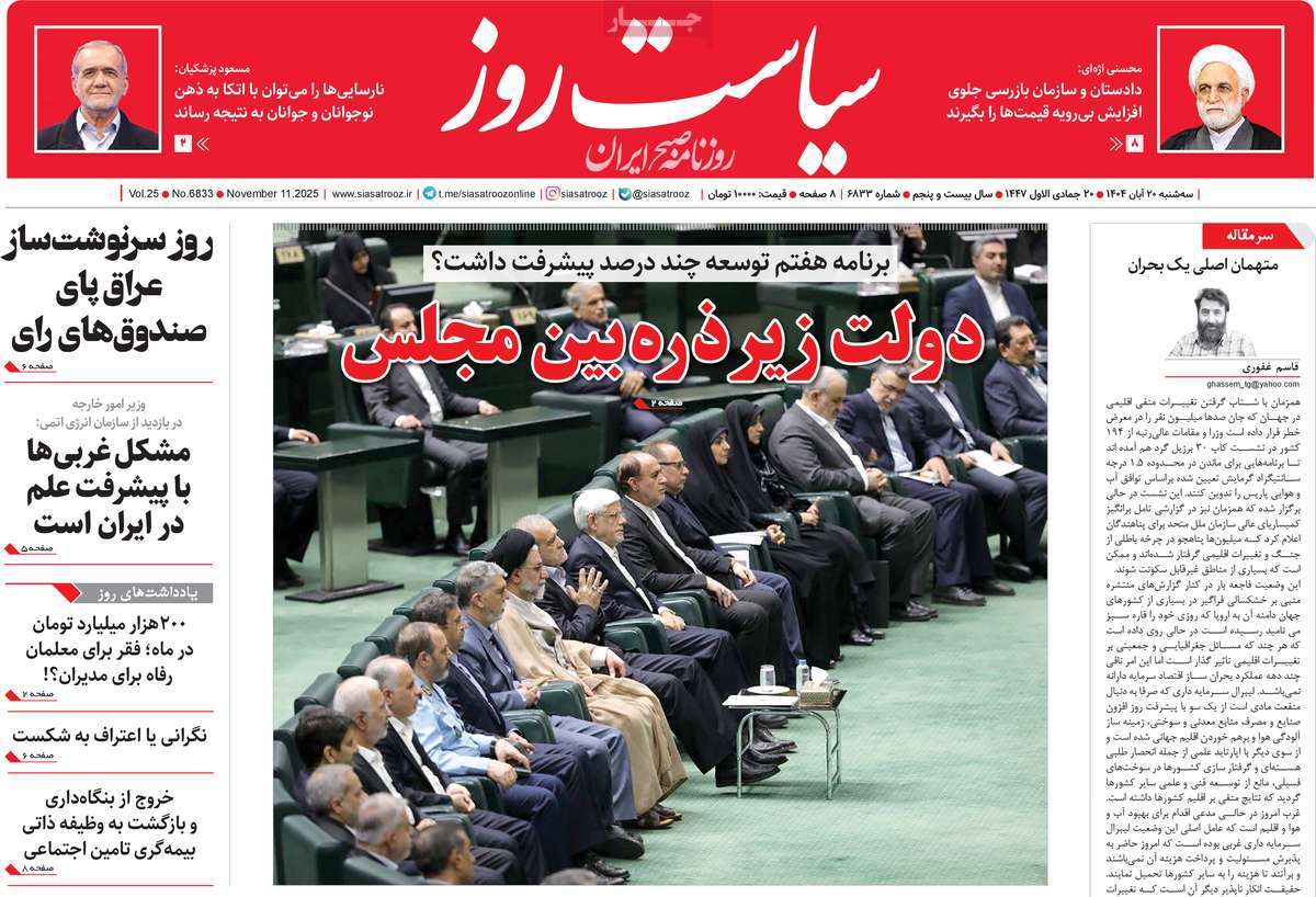 روزنامه سیاست روز