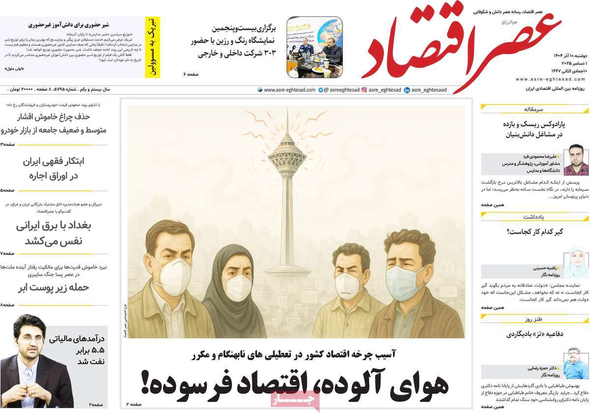 روزنامه عصر اقتصاد