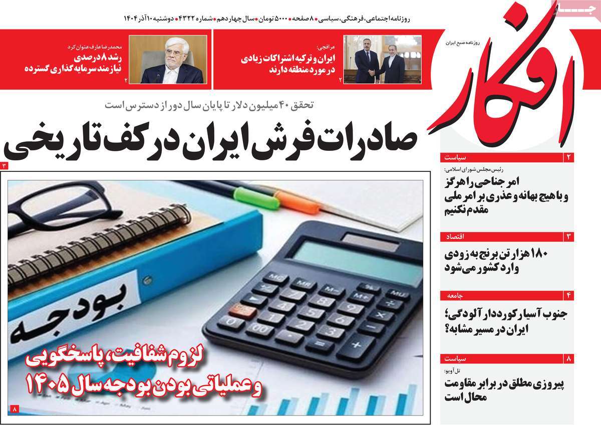 روزنامه افکار