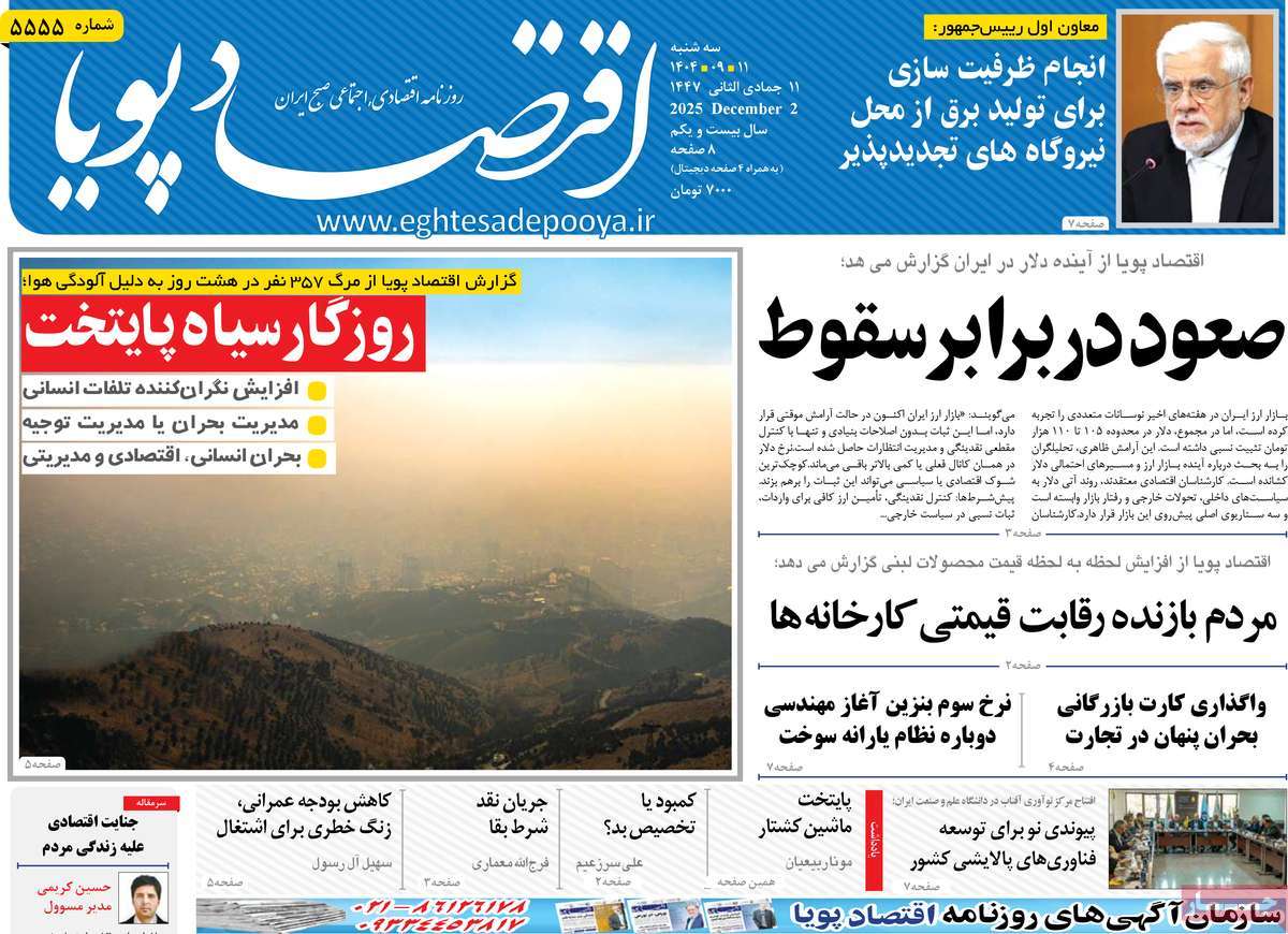 روزنامه اقتصاد پویا