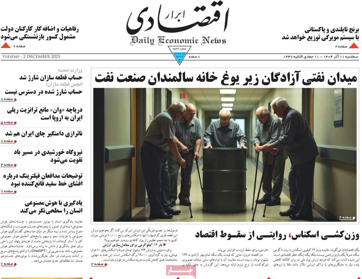 روزنامه ابرار اقتصادی