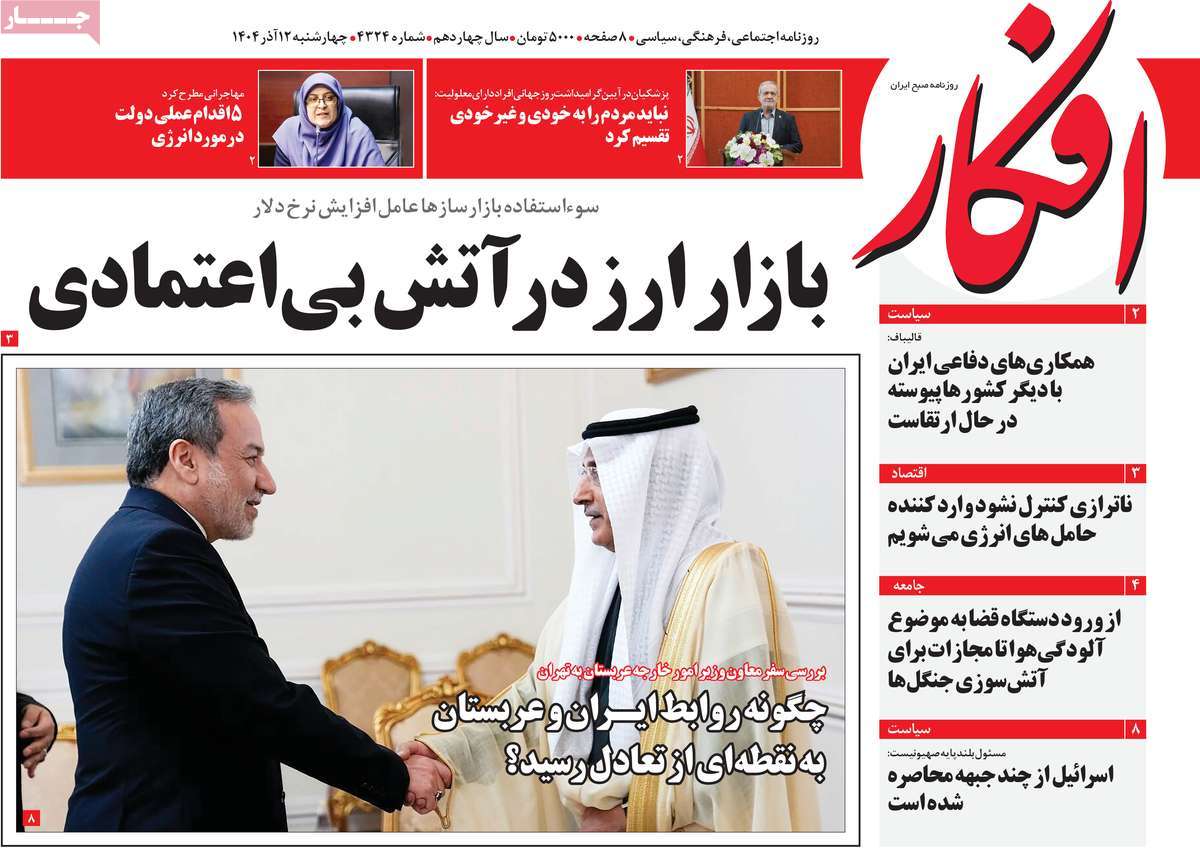 روزنامه افکار