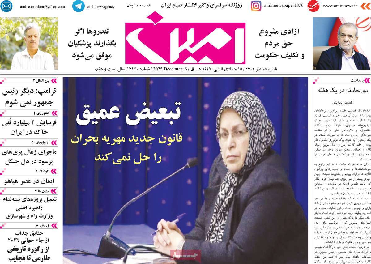 روزنامه امین