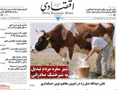 روزنامه ابرار اقتصادی