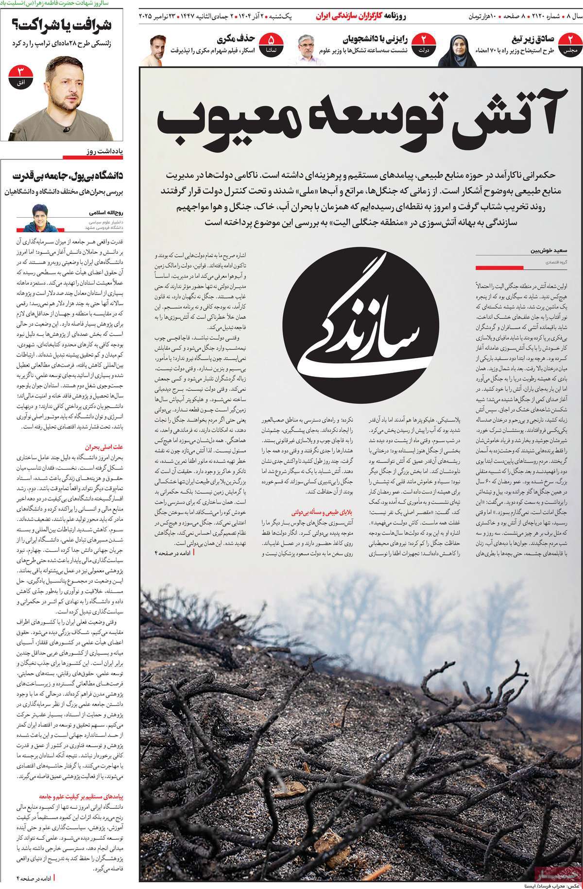 روزنامه سازندگی