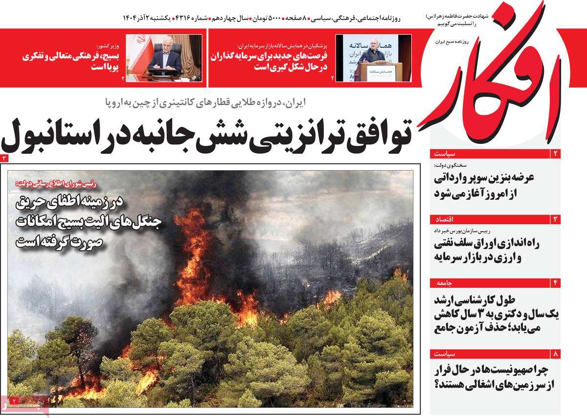 روزنامه افکار