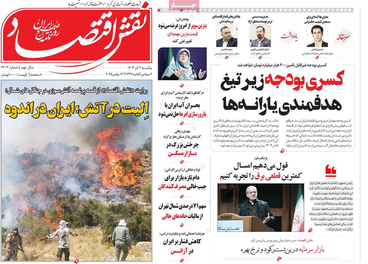 روزنامه نقش اقتصاد