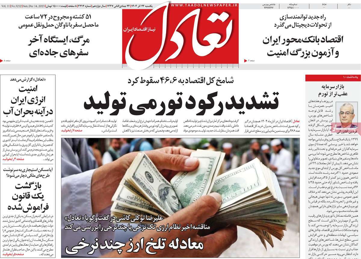 روزنامه تعادل