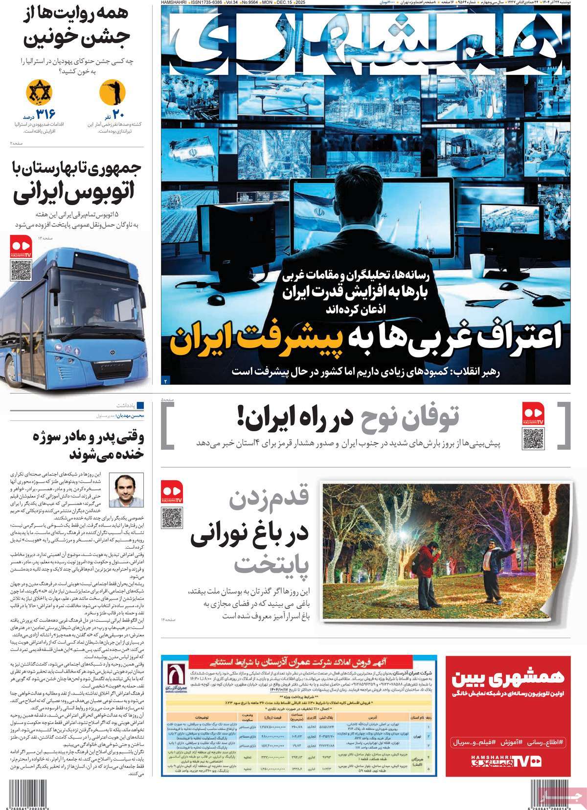 روزنامه همشهری