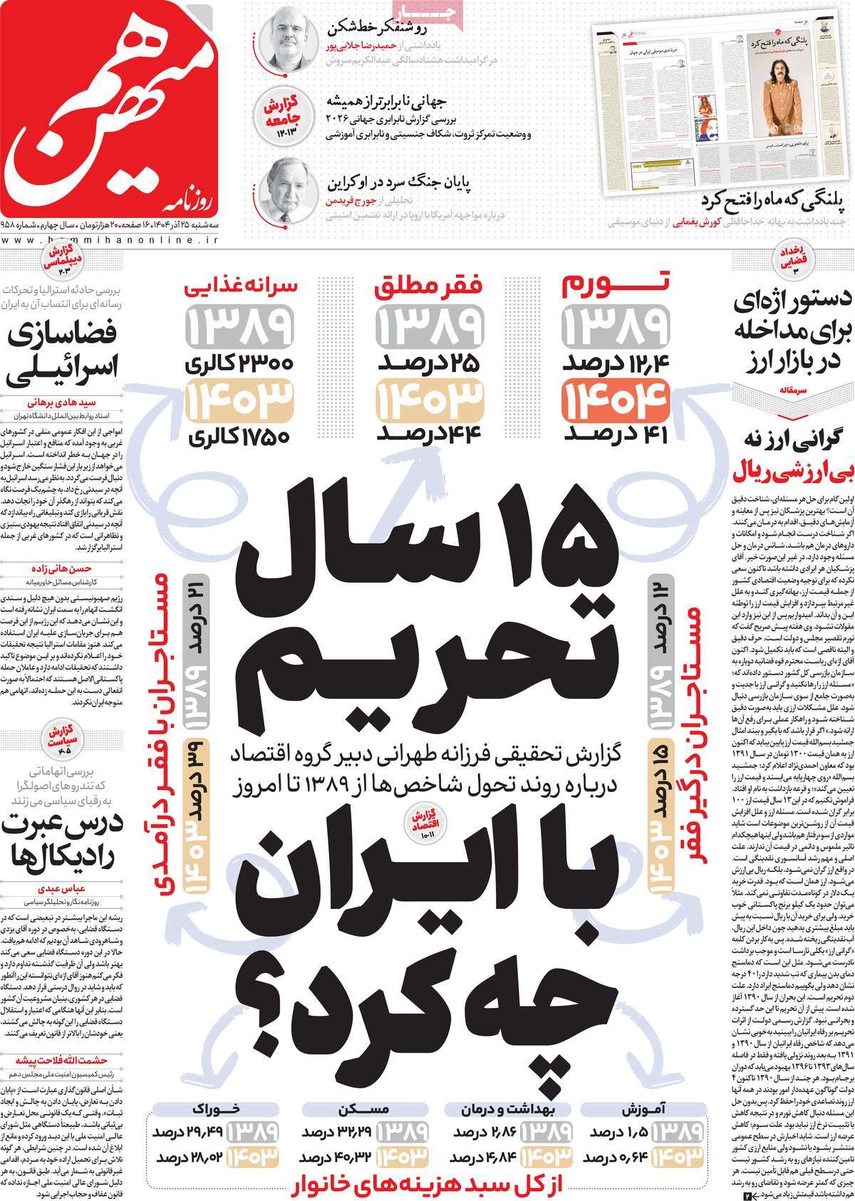 روزنامه هم میهن