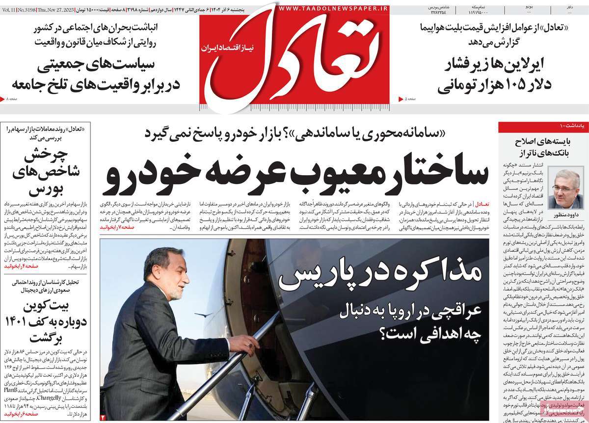 روزنامه تعادل