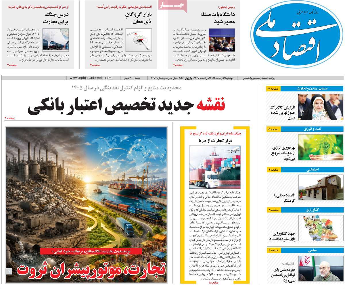 روزنامه اقتصاد ملی