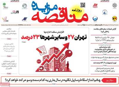 روزنامه مناقصه مزایده