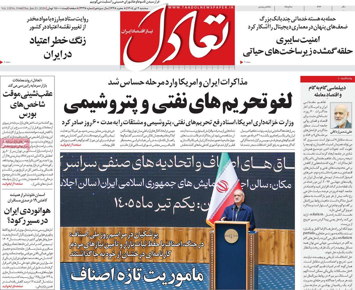 روزنامه تعادل