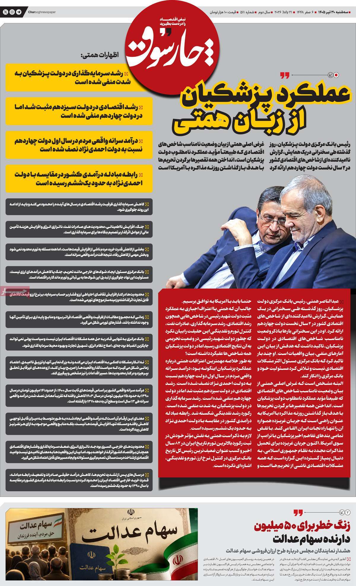 روزنامه چارسوق