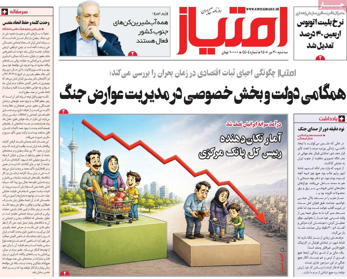 روزنامه امتیاز
