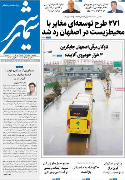 روزنامه سیمای شهر