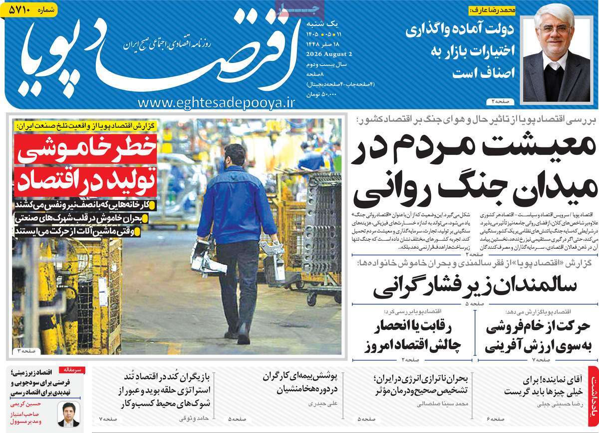 روزنامه اقتصاد پویا