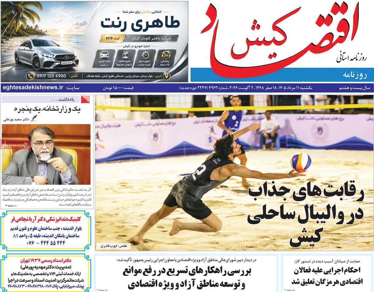 روزنامه اقتصاد کیش