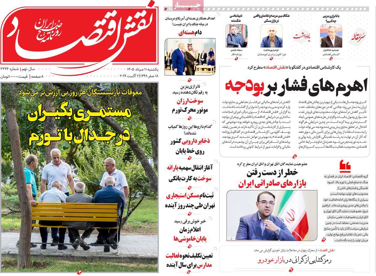 روزنامه نقش اقتصاد