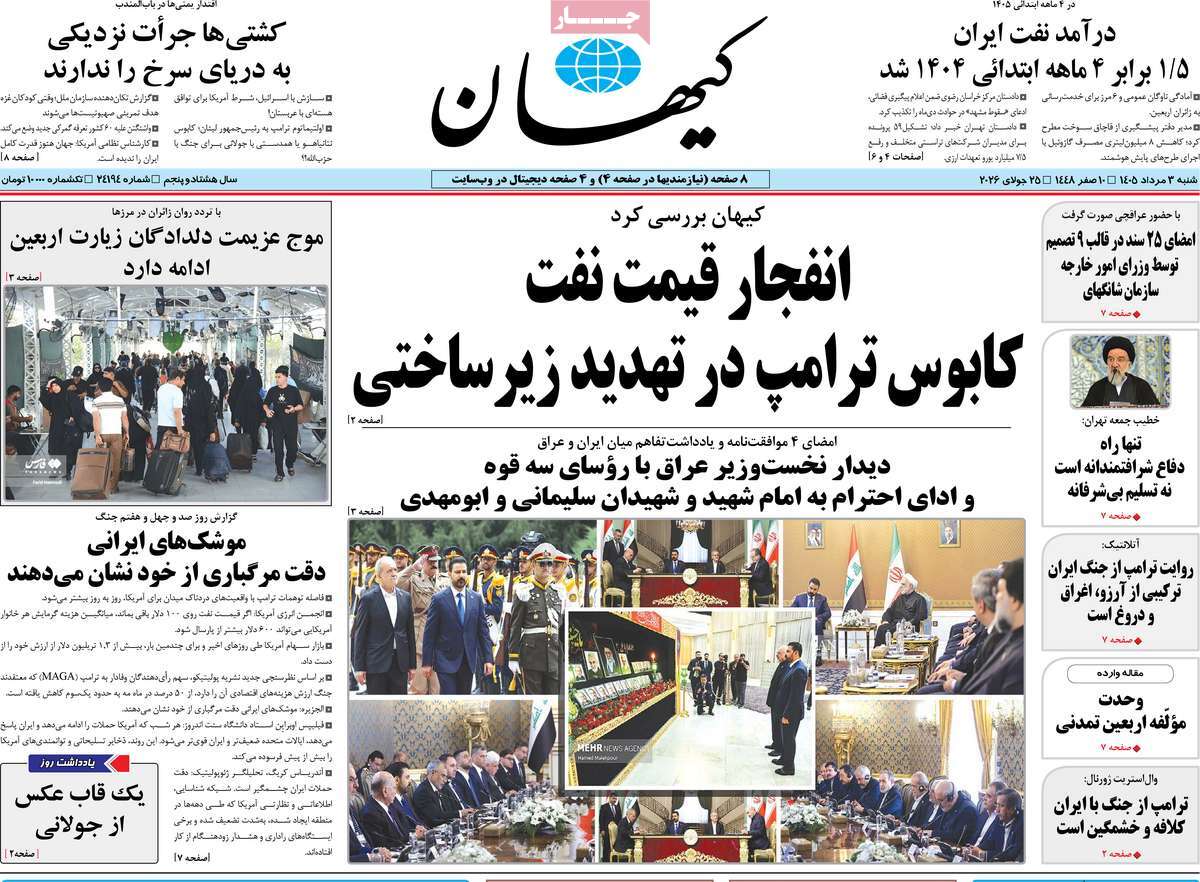 روزنامه کیهان