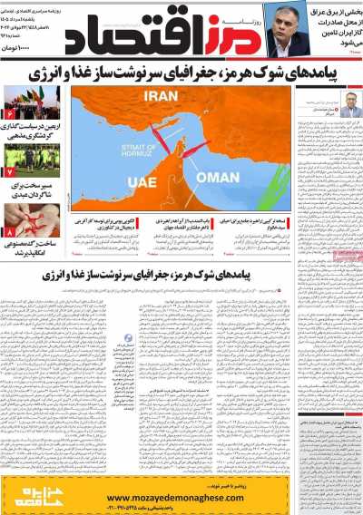 روزنامه مرز اقتصاد