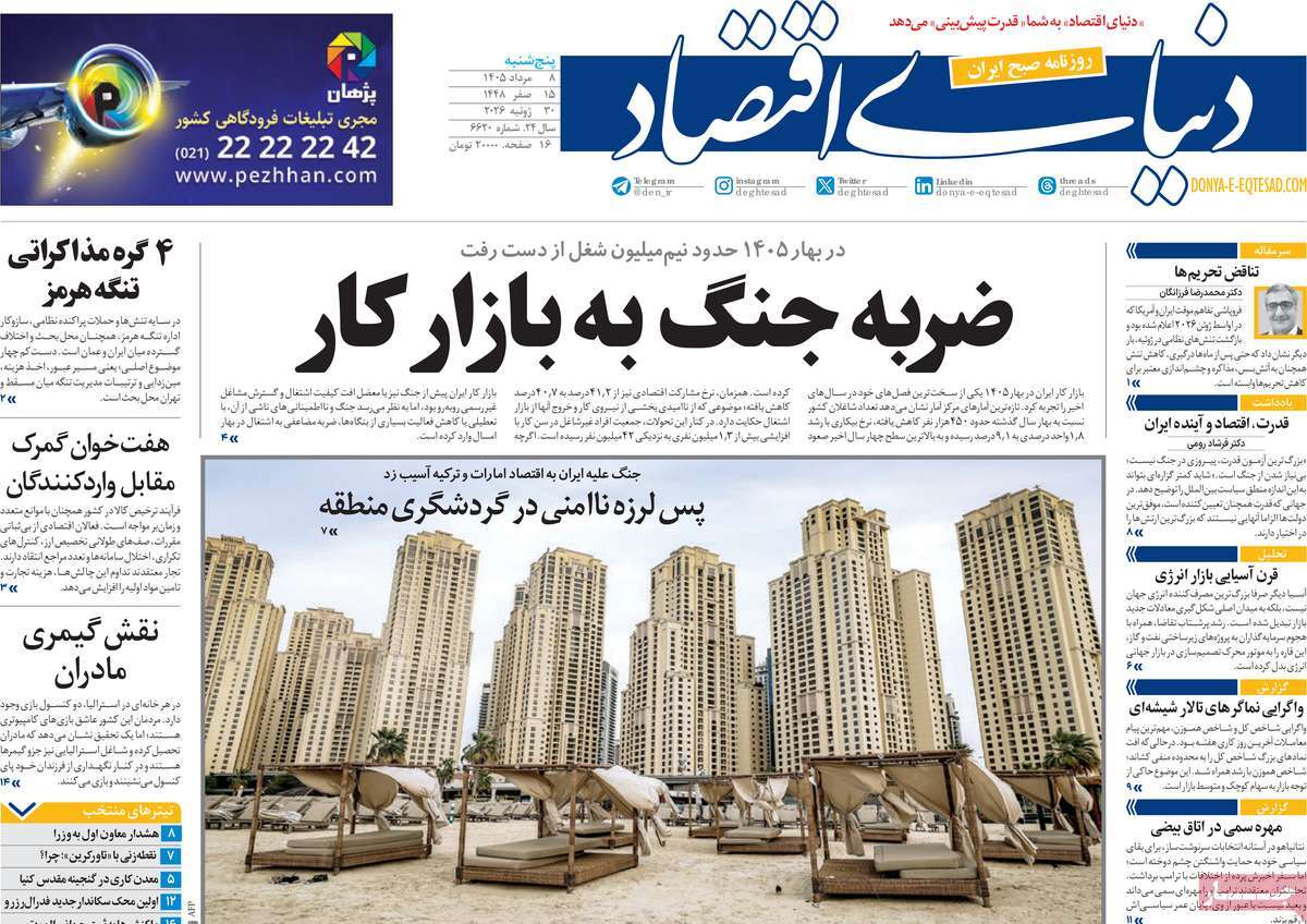 روزنامه دنیای اقتصاد