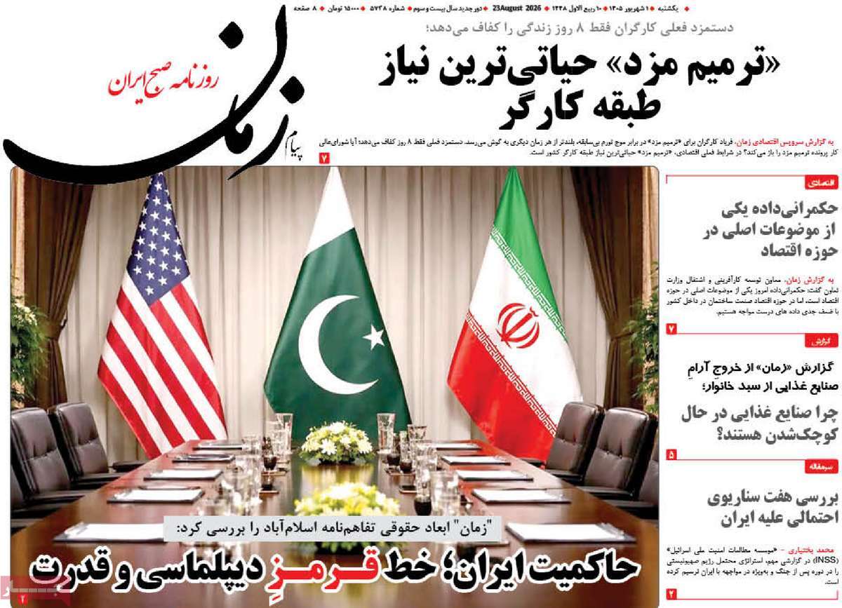 روزنامه پیام زمان