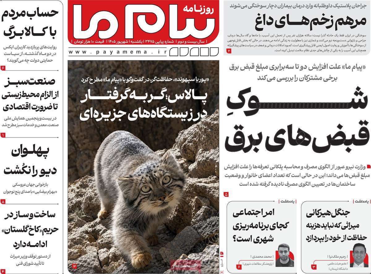 روزنامه پیام ما