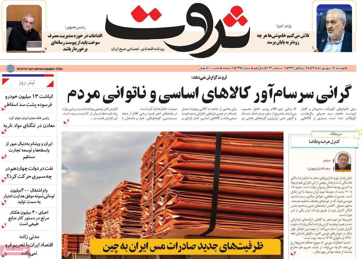 روزنامه ثروت