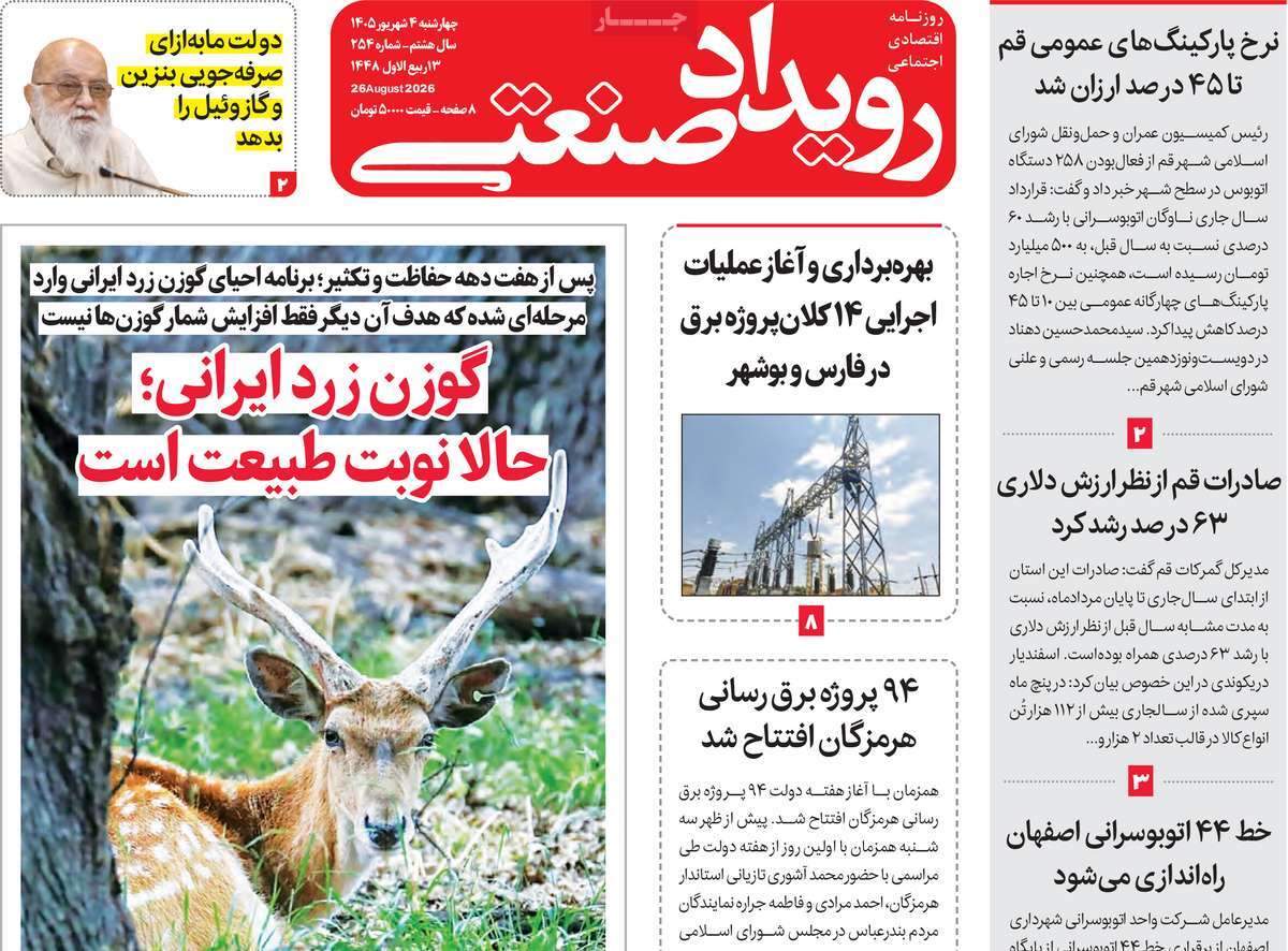 روزنامه رویداد صنعتی