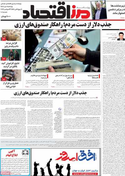 روزنامه مرز اقتصاد