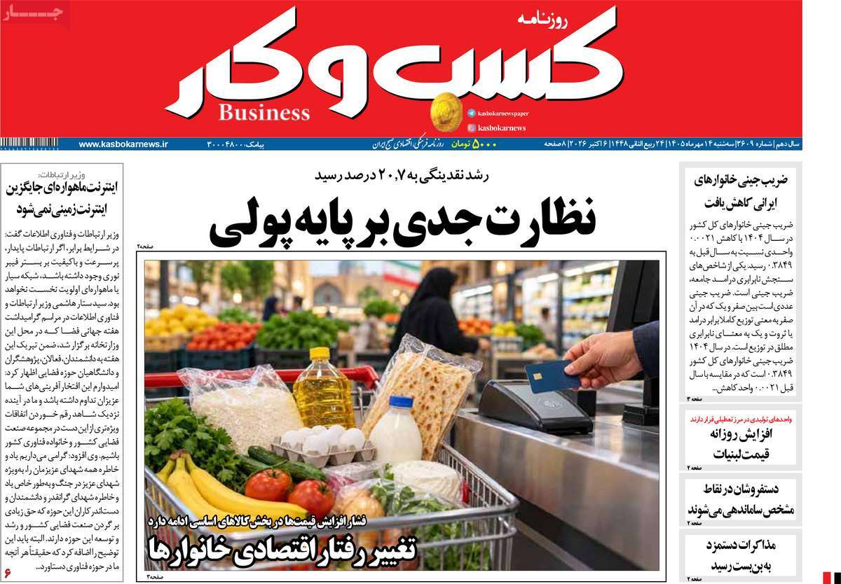 روزنامه کسب و کار
